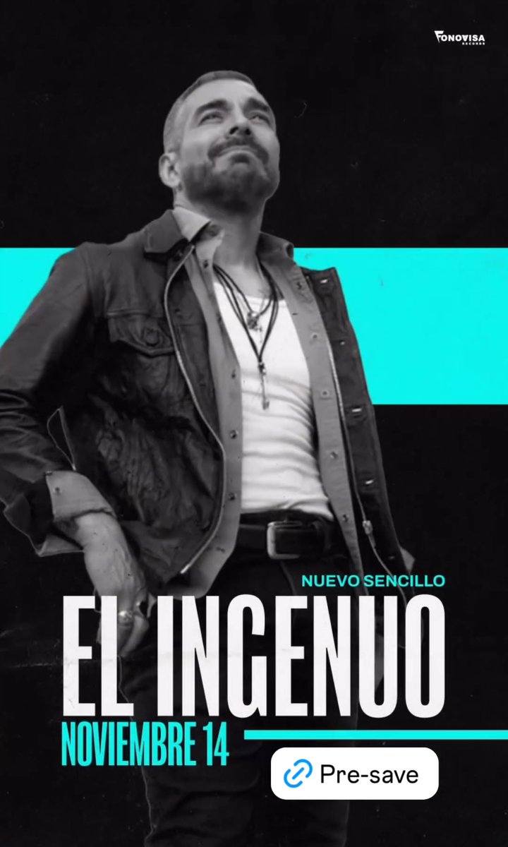 chuladaomarlucy's tweet image. Vamos todos a darle pre save a la canción nueva “El Ingenuo” de nuestro chulado hermoso @OMARCHAPARRO 
#ElIngenuo
14 de Noviembre 2024!
Y ya mero es tu cumpleaños !
#OmarChaparro
👇🏽👇🏽👇🏽
fonovisa.lnk.to/elingenuo?fbcl…