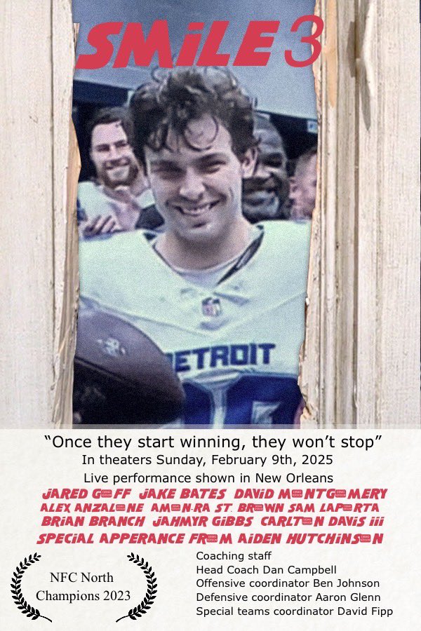 BrandonMionn's tweet photo. #detroitlions #JakeBates #smile #lions #superbowl https://t.co/bkCiiIObZS