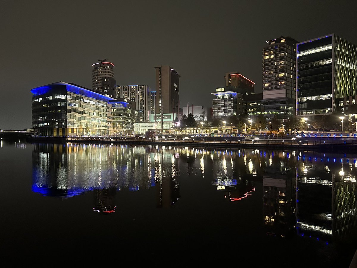 Media City at night
