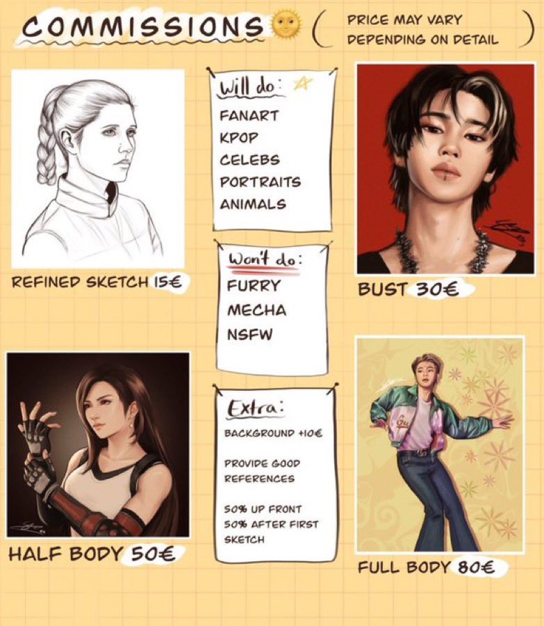 icyhotchoco's tweet photo. hii just wanted to announce that my commissions are open once again! Theyll be open until christmas😋 below are my prices <3 https://t.co/bjI3jJNxoB