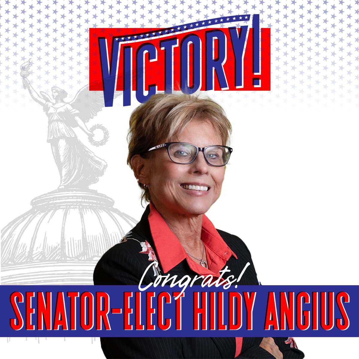 AZVictoryPAC's tweet photo. Congratulations to Senator-Elect Hildy Angius! Welcome to the Senate! #LD30 https://t.co/GGRtThlThT
