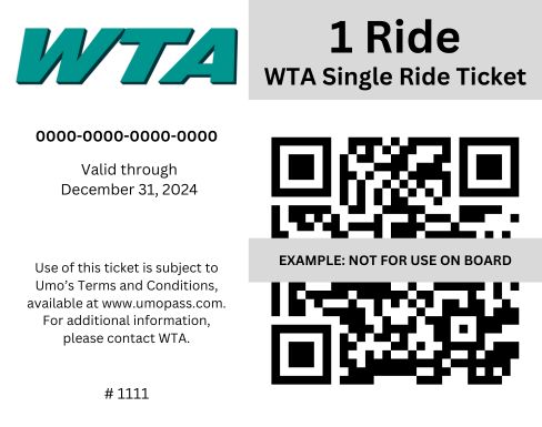 Service Update:
Our WTA 6-Ride paper tickets are currently not working today, Monday, November 11, 2024. If you have 6-Ride tickets, please stop by the Customer Service Booth at Bellingham Station, where they can be exchanged for 1-Ride tickets.
Thank you for your patience.