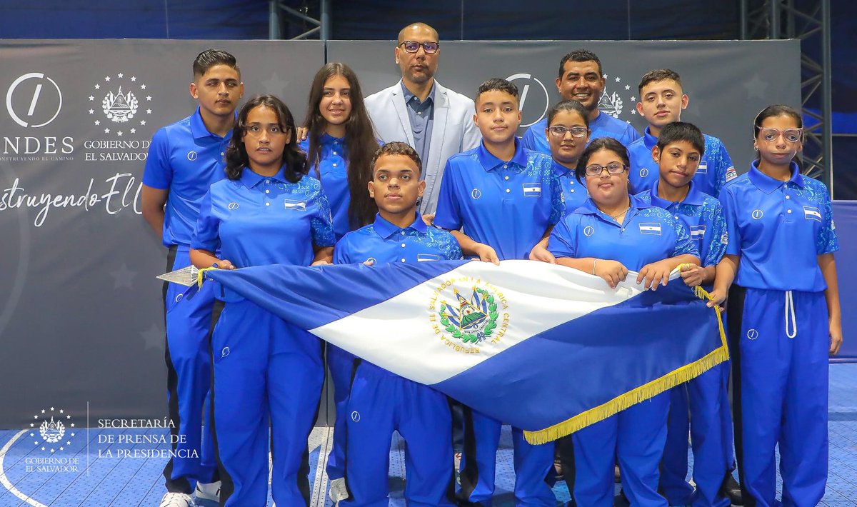 SecPrensaSV's tweet photo. @nayibbukele @indeselsalvador @ybukele #Codicader2024 | Los XI Juegos Deportivos para Estudiantes con Discapacidad (Codicader) se llevarán a cabo en Panamá, del 12 al 17 de noviembre. #SecretaríaDePrensa https://t.co/r2mMP7RgUX