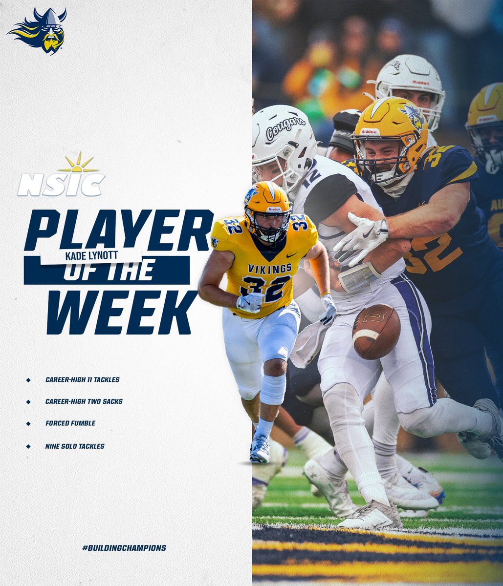 Augustana Vikings (@goaugie) on Twitter photo A pair of game wreckers were honored by the NSIC this morning for <a href="/AugieFB/">Augustana Football</a> 👏
Full Story ➡️ bit.ly/3O0Cq4N
#BeTheRock ⚔️ #BuildingChampions A pair of game wreckers were honored by the NSIC this morning for <a href="/AugieFB/">Augustana Football</a> 👏
Full Story ➡️ bit.ly/3O0Cq4N
#BeTheRock ⚔️ #BuildingChampions