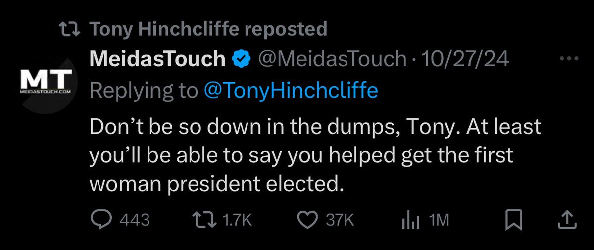 Wow <a href="/TonyHinchcliffe/">Tony Hinchcliffe</a> - the bipolar joke got a real upgrade. 😜🇬🇧