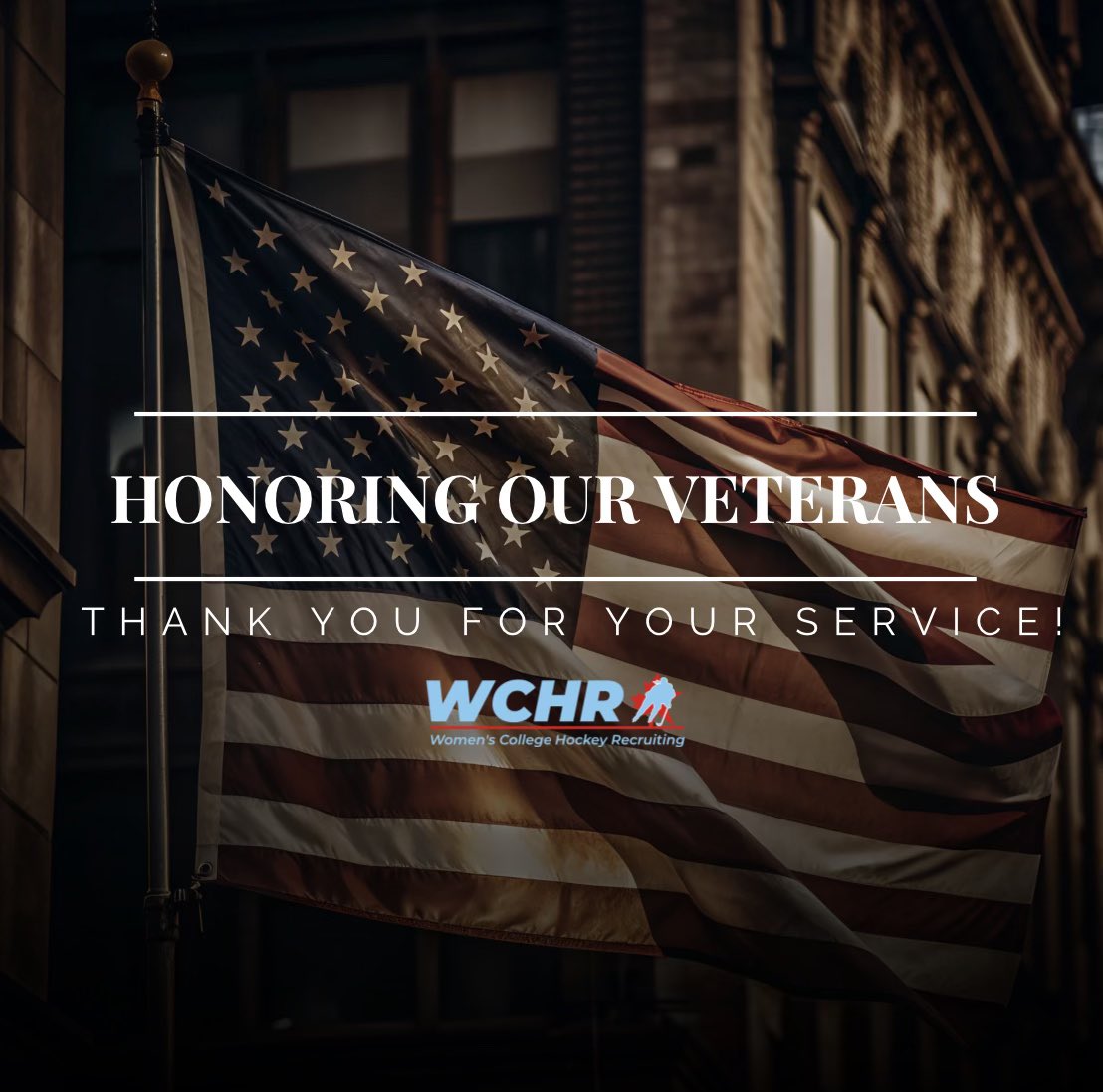 This Veterans Day, WCHR honors and remembers the sacrifices our service members have made to protect our freedom. 🇺🇸
