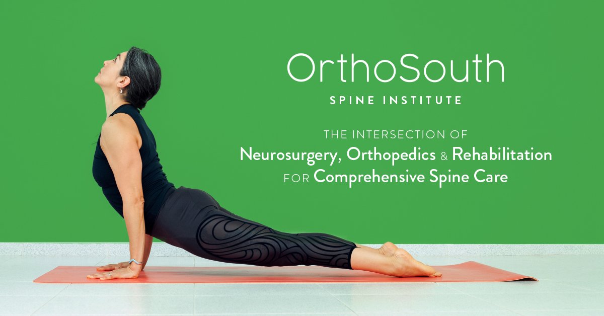 We have an announcement! Introducing the OrthoSouth Spine Institute - the intersection of neurosurgery, orthopedics, and rehabilitation for comprehensive spine care!