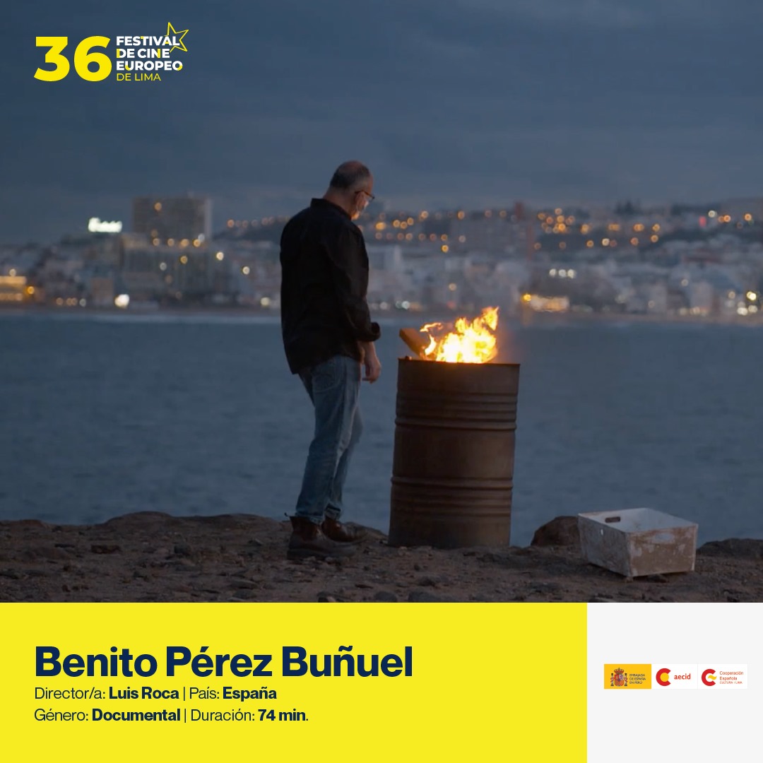 EmbajadaEspPeru's tweet photo. No te pierdas “Benito Pérez Buñuel”, el largometraje documental de Luis Roca que analiza las influencias entre el escritor Benito Pérez Galdós y el cineasta Luis Buñuel. Los días 16, 18, 19, 21 y 22 de noviembre, contamos contigo. Revisa los horarios en: https://t.co/XamSoQqYsm https://t.co/GN23YaMZgZ