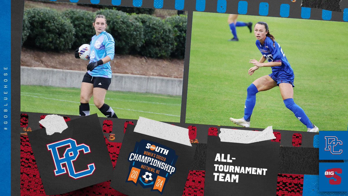 PC Women's Soccer (@bluehosewsoc) on Twitter photo Another day, another program-first! ๐
Congrats to Kelly & Lyla on making the <a href="/BigSouthSports/">Big South Conference</a> All-Tournament Team!
๐ฐ - shorturl.at/Bt81E
#GoBlueHose Another day, another program-first! ๐
Congrats to Kelly & Lyla on making the <a href="/BigSouthSports/">Big South Conference</a> All-Tournament Team!
๐ฐ - shorturl.at/Bt81E
#GoBlueHose