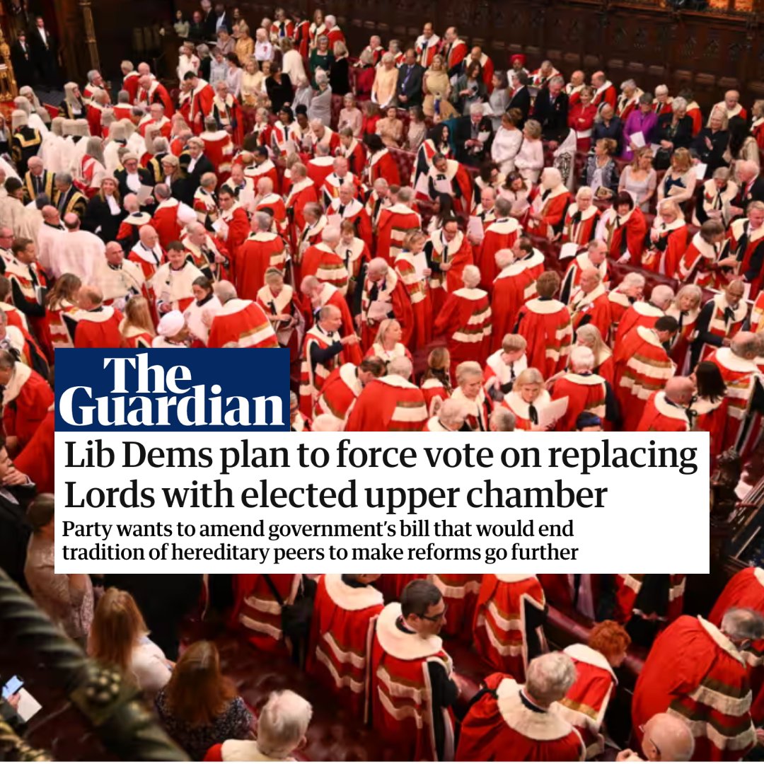 Liz Truss was able to send 32 people to the House of Lords - that’s one peer for every 1.5 days she served. No wonder the Liberal Democrats want to scrap this system.