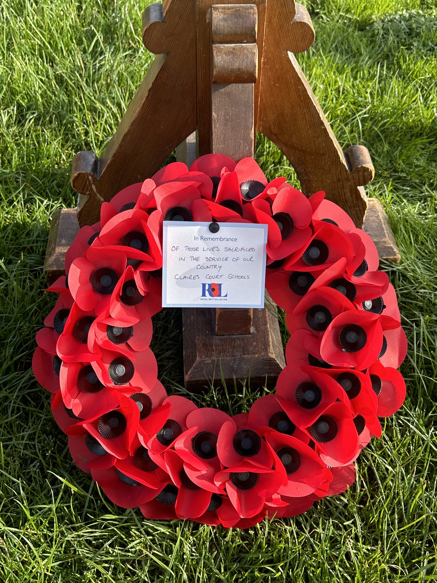 Claires Court honoured the fallen today across our sites with a poignant Remembrance Day memorial remembering 
the sacrifices made for our freedom. #lestweforget #YourPlaceAtCC #RemembranceDay