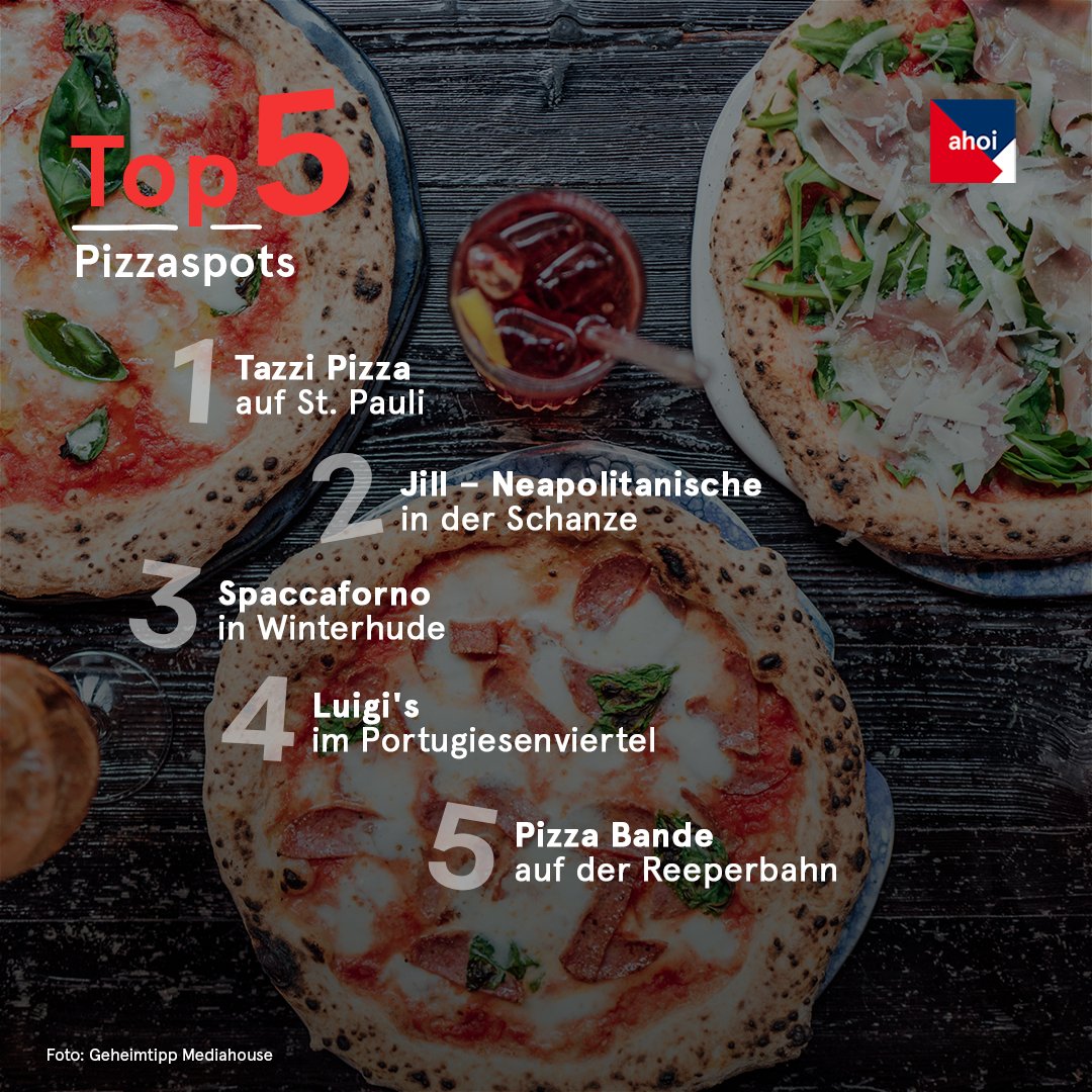 🍕 Pizza-Fans aufgepasst! Frische Steinofenpizza mit fruchtiger Soße, Käse &amp; allem, was ihr liebt – wir haben die besten Spots in Hamburg entdeckt! 👉 hamburg-tourism.de/shoppen-genies…