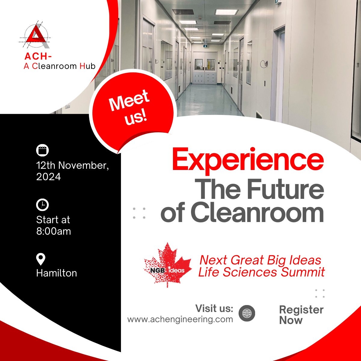 ach_inc's tweet photo. We’re excited to be exhibiting at NextGreatBigIdeas (NGBI) Life Sciences Summit on November 12th in Hamilton, Canada! 🎉

If you're attending, stop by our booth – we'd love to chat and discuss how we can support your next big project!

#NextGreatBigIdeas #NGBI #Lifesciences https://t.co/6PmEDUYq9r