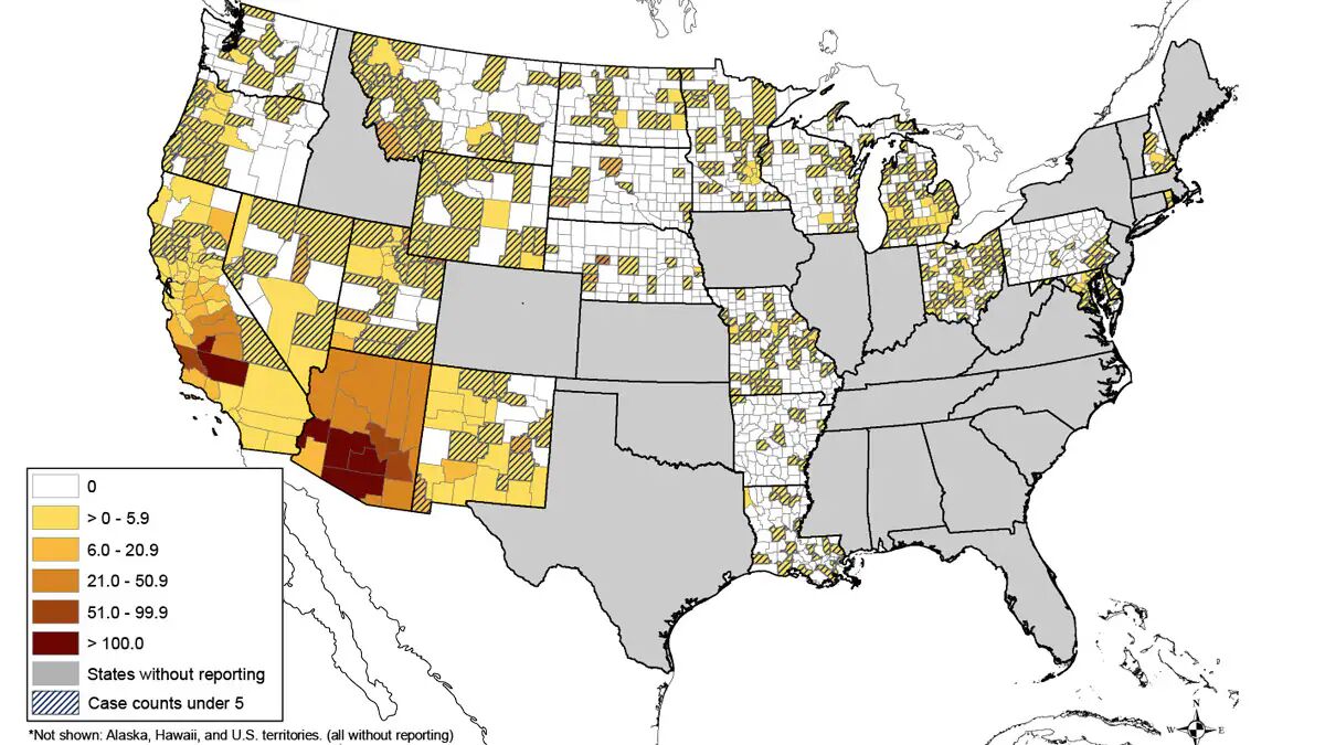 miravistavets's tweet image. In the U.S., #Coccidioides lives in soil and dust in the Southwest and parts of the Pacific. Historically, Valley Fever spreads in Arizona, California, Nevada and New Mexico. bit.ly/3U1wLi4