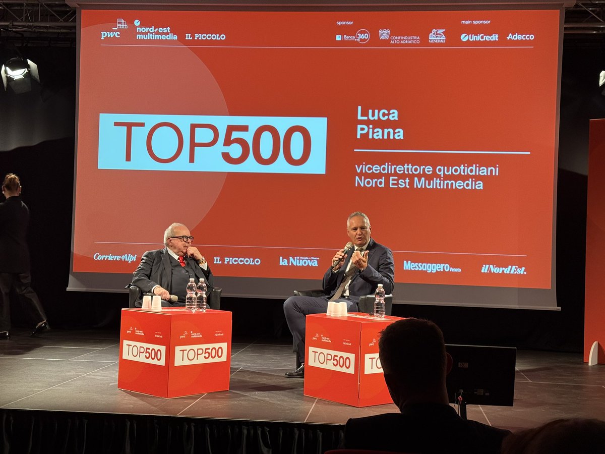M. Agrusti, Presidente #ConfindustriaAltoAdriatico a #Top500: l’imprenditore ogni giorno si sveglia entusiasta ed è abituato a dover gestire il caos. Il percorso non è mai lineare, ma ricco di saliscendi come pure di cigni neri.