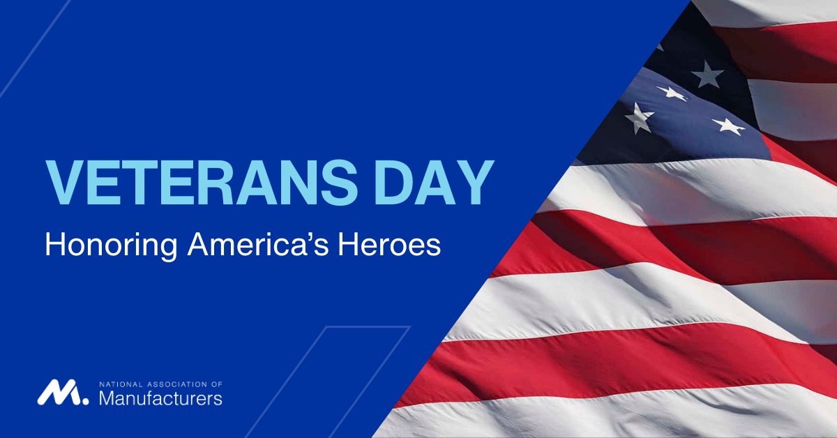 Manufacturing Day (@mfgday) on Twitter photo Today and every day, manufacturers honor all who have served and continue to serve our country in uniform. Learn more about how <a href="/TheMfgInstitute/">TheMfgInstitute</a> is building connections between the military community and the manufacturing industry: bit.ly/3CaLUYm #VeteransDay Today and every day, manufacturers honor all who have served and continue to serve our country in uniform. Learn more about how <a href="/TheMfgInstitute/">TheMfgInstitute</a> is building connections between the military community and the manufacturing industry: bit.ly/3CaLUYm #VeteransDay