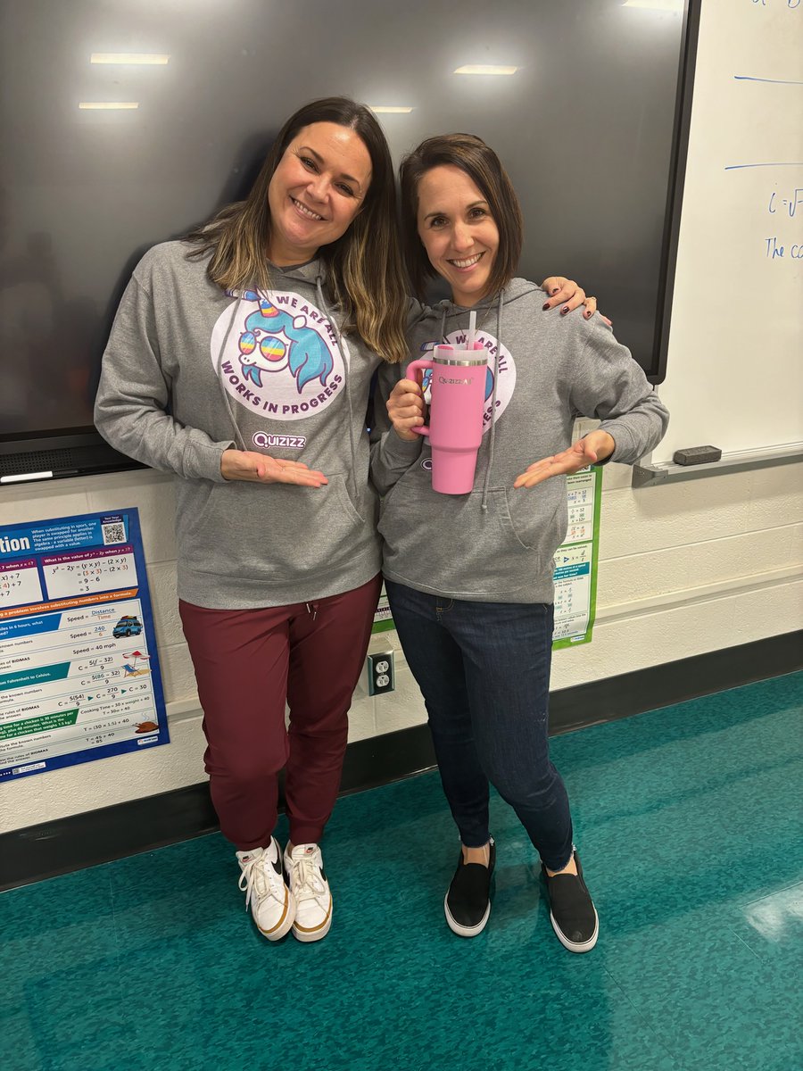Liz Lubeskie (@lizlubeskie) on Twitter photo Proud to be a #quizizzgamechanger I won this pretty sweet sweatshirt and stanley for myself and my work bestie, @KBridgette2 You can be a gamechanger too!
quizizz.com/home/certified…
<a href="/quizizz/">Quizizz (now Wayground)</a> <a href="/alanacolabella/">Alana Colabella</a> Proud to be a #quizizzgamechanger I won this pretty sweet sweatshirt and stanley for myself and my work bestie, @KBridgette2 You can be a gamechanger too!
quizizz.com/home/certified…
<a href="/quizizz/">Quizizz (now Wayground)</a> <a href="/alanacolabella/">Alana Colabella</a>