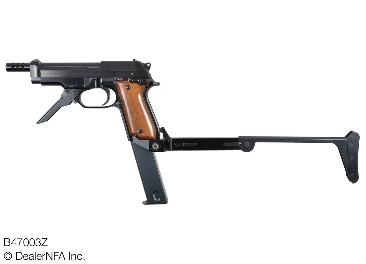 FirearmsNewsMag's tweet photo. Beretta's fabulous 93R machine pistol! Complete with folding stock and vertical grip. What do you think?
#beretta #machinepistol #9mm #parabellum https://t.co/MIv4V6IpF0