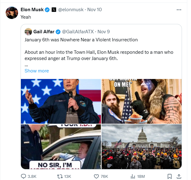 In new America, January 6th will be a national holiday. just like the Nazi's did with the Beer Hall Putsch.