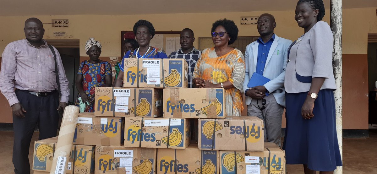 JudithAlyek's tweet photo. Today 11th Nov 2024 at Alito SS in Kole District I delivered lab equipment worth shs. 50m donated by UK Lab Aid. This is the second consignment to Kole District after delivering one in July this year to Ayer Seed SS. Waiting to receive more for the remaining schools. https://t.co/g8sdgqsG0h