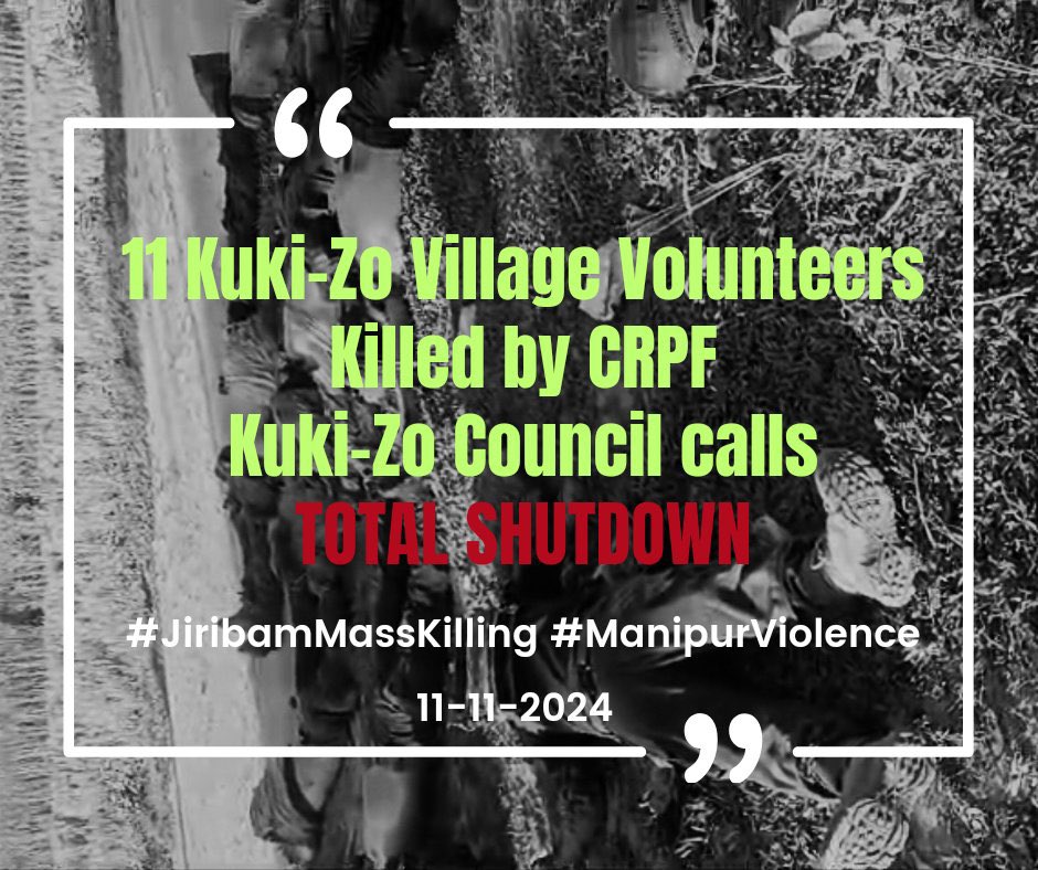 SamKhs_'s tweet photo. Manipur:This is the reason why Meiteis wanted @crpfindia to replace @official_dgar &amp; now results started coming-CRPF Personnel gunned down 11 KukiZo Volunteers &amp; now Meiteis are celebrating the accomplished mission. CRPF allowed a Hmar woman to be r@ped/kill€d &amp; now this follows https://t.co/8uX8Iw6ZdO