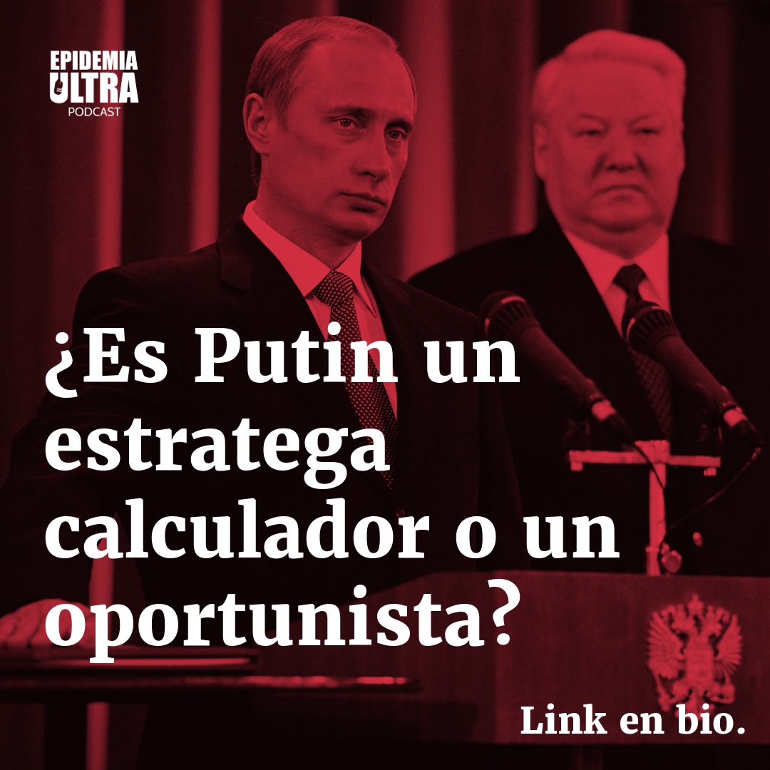 ¿Es Vladimir Putin un estratega frío o simplemente un oportunista que se adapta a las circunstancias? 🤔
Escucha #EnlaMentede🧠 open.spotify.com/episode/45r8SR…