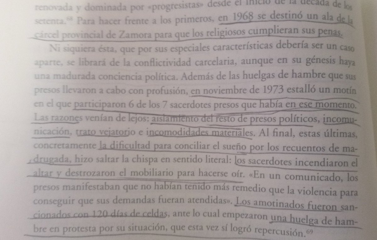 GiContraInfos's tweet photo. Aquí una qüestió que desconeixia i que conec ara gràcies al llibre "Carceles en llamas". En el régimen franquista la presó de Zamora tenia un ala per a capellans. https://t.co/wI3Vrie9Oi