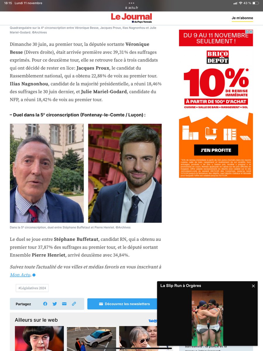 Ah tiens, <a href="/Cyrilhanouna/">Cyril Hanouna</a> est un cachottier…

À 17h38 ce lundi 11 novembre, un certain Stéphane intervient dans son émission sur <a href="/Europe1/">Europe 1</a> . Il appelle, nous dit-on de Vendée et, curiosité, à l’occasion d’une relance, Cyril Hanouna glisse que « Stéphane » a été député européen. Ce