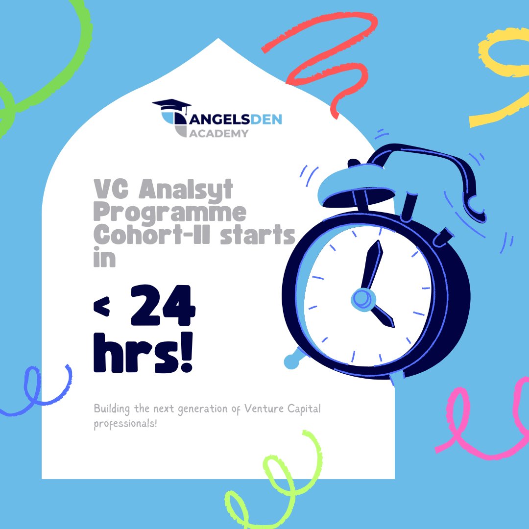 Angels Den Funding (@angelsden) on Twitter photo The wait is almost over! In less than 24 hours, the VC Analyst Programme Cohort-II kicks off. Excited to see the next generation of venture capital talent in action!💡🔥
Missed joining this time? Email us at em@angelsden.com and we’ll make sure to invite you to the next one. The wait is almost over! In less than 24 hours, the VC Analyst Programme Cohort-II kicks off. Excited to see the next generation of venture capital talent in action!💡🔥
Missed joining this time? Email us at em@angelsden.com and we’ll make sure to invite you to the next one.