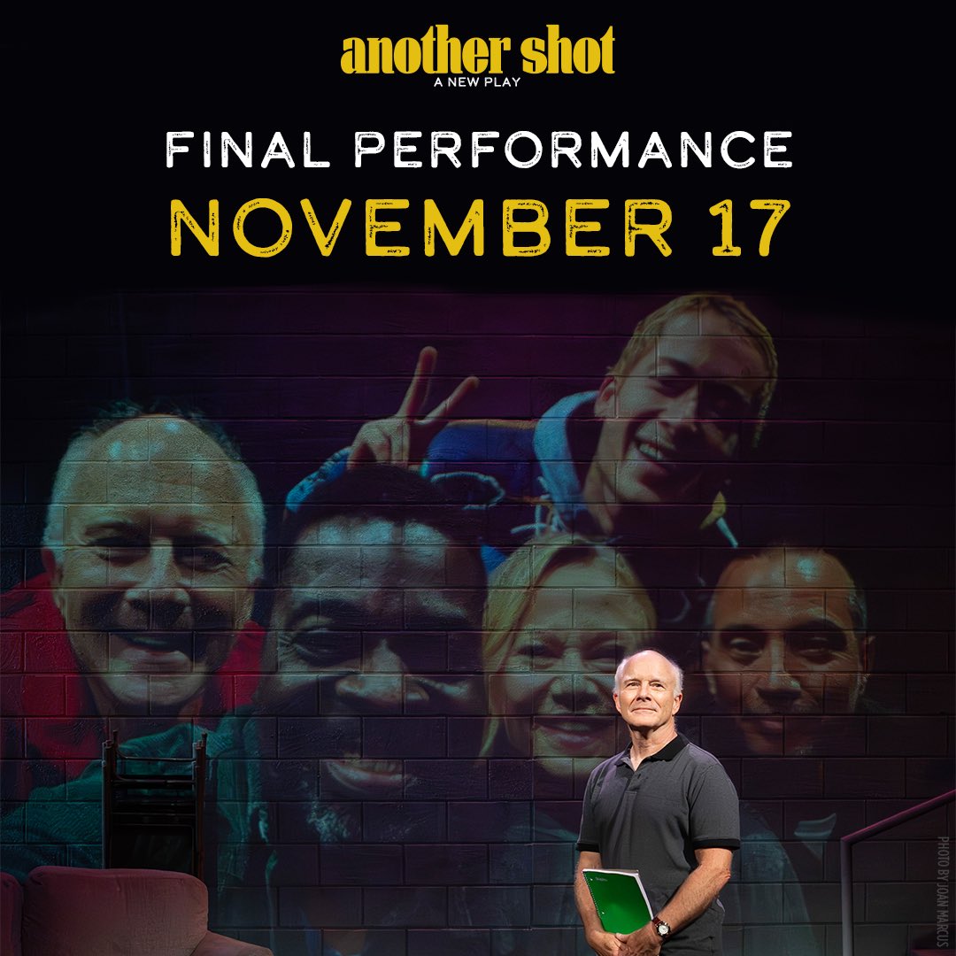 #AnotherShot will play its final performance this Sunday, November 17. 

Don’t miss your chance to see this new comedy at the Linney Theatre at Signature Center! Anothershotplay.com

#AnotherShotPlay #offbroadway #nyctheatre #newplay #comedy #soberliving #recovery