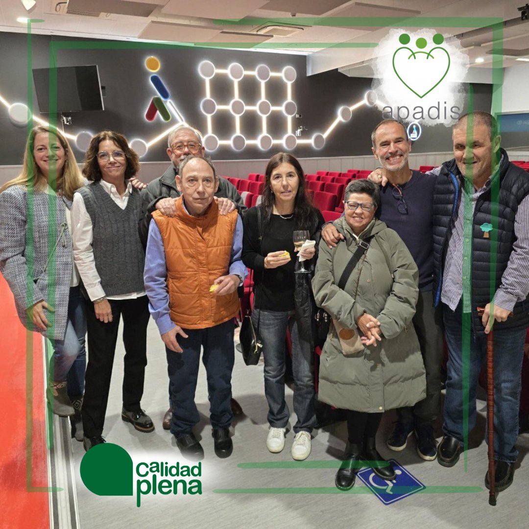APADIS (@apadisasoc) on Twitter photo ➡️Hoy en la Jornada #Calidad Plena de <a href="/Plenainclusion/">🍀 Plena inclusión</a> hemos tenido el orgullo de recoger la acreditación en la Etapa #Excelencia de 🍀Calidad Plena
Un orgullo poner en marcha un modelo de Calidad cuyos irrenunciables son: Calidad de Vida, Gestión y Ética ❤️😍😊💚
#capacesdetodo ➡️Hoy en la Jornada #Calidad Plena de <a href="/Plenainclusion/">🍀 Plena inclusión</a> hemos tenido el orgullo de recoger la acreditación en la Etapa #Excelencia de 🍀Calidad Plena
Un orgullo poner en marcha un modelo de Calidad cuyos irrenunciables son: Calidad de Vida, Gestión y Ética ❤️😍😊💚
#capacesdetodo