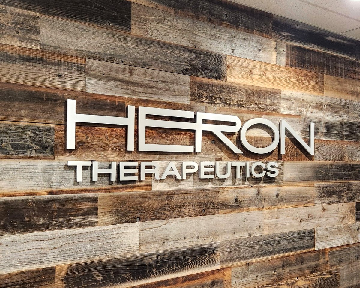 capital_sign_nc's tweet image. Set of acrylic letters installed for Heron Therapeutics 💉 #InteriorSignage 

#InteriorSign #Signage #Sign #Signs #HeronTherapeutics #SignDesign #Signage #CustomSign #SignInstallation