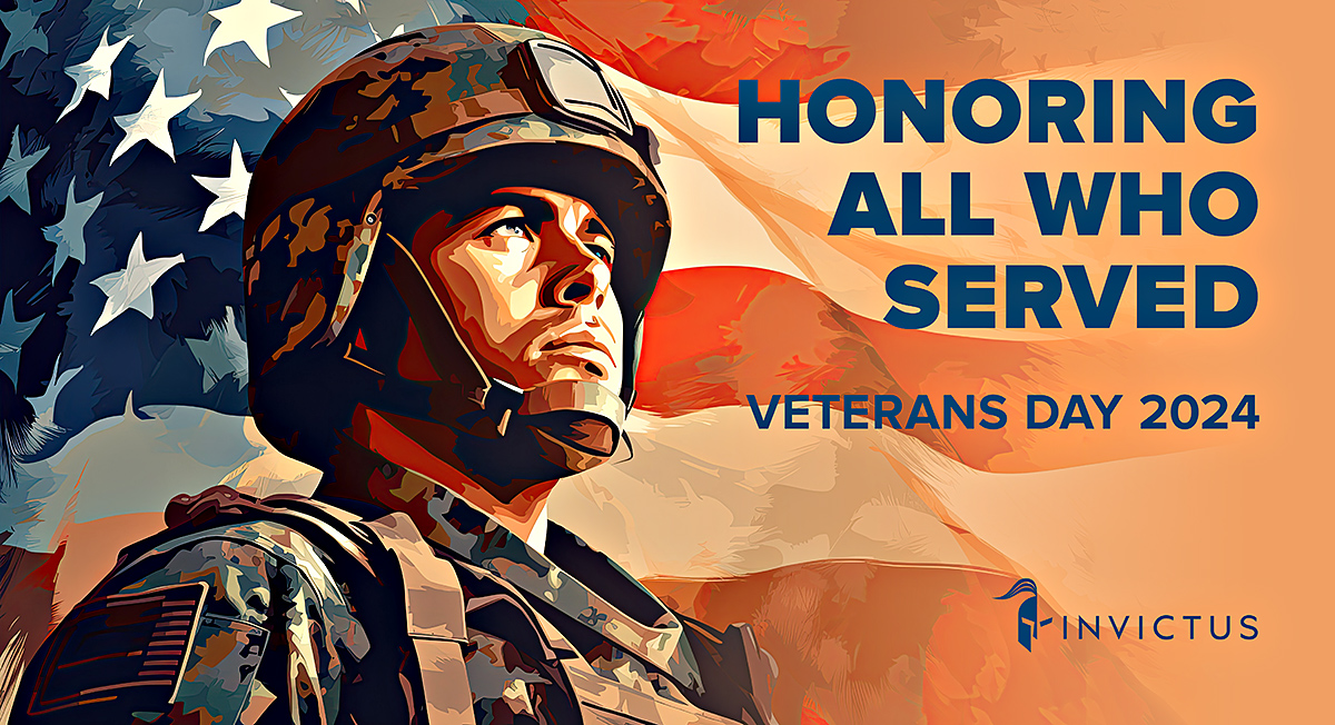 Today we salute all veterans, including the many Invictus veterans, for their service and sacrifice to the safety and security of our American way of life. #veteransday2024 #thankyouforyourservice #remainunconquered