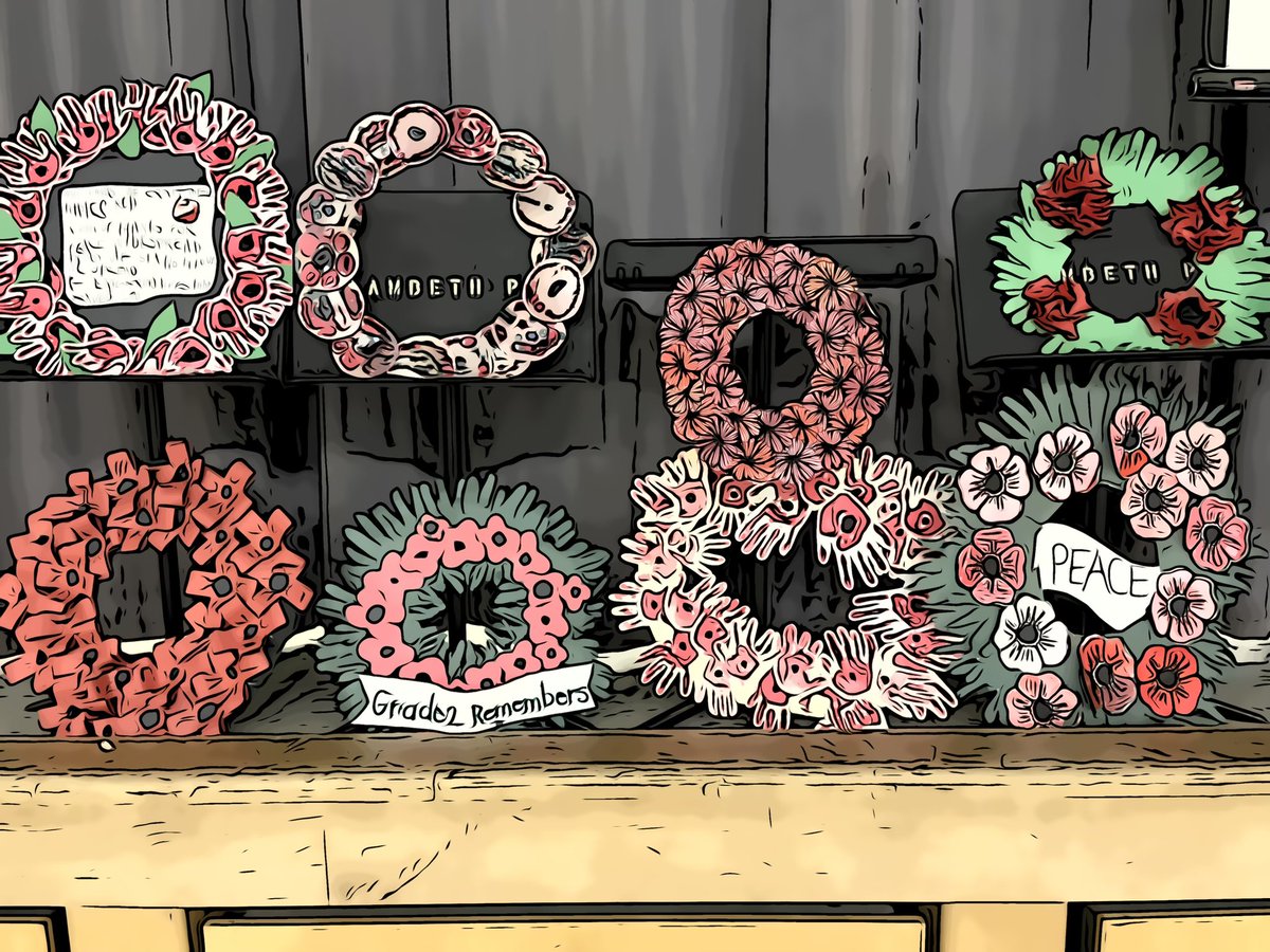 The Lambeth Public School community honouring the brave individuals who served and continue to serve our country. #LestWeForget #RememberanceDay2024 #TVDSB
