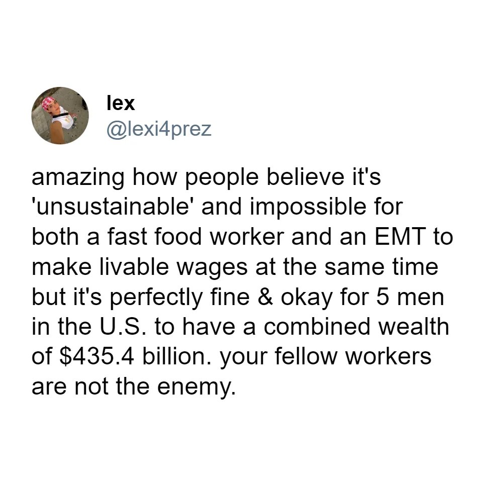 Your fellow workers are not the enemy. #UnionsForAll