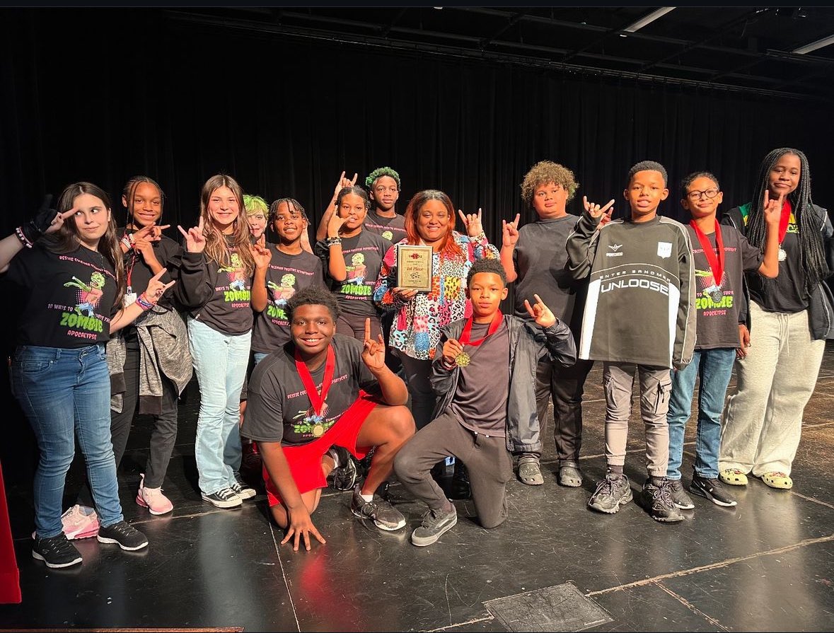 Congratulations to our talented Theatre team for winning 1st place at UIL competition! 

#stagestars 
#oneactplay 
#ownitbcms