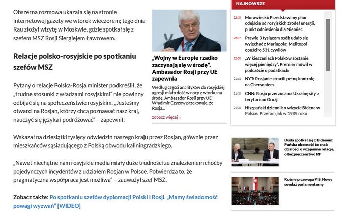 LeskiPiotr's tweet photo. PiS 16 lutego 2022, czyli gdy już wiedzieli od USA, że nastąpi atak:

"Jesteśmy otwarci na Rosjan"

"Pragmatyczna współpraca jest możliwa"

"Przyjmujemy wielu rosyjskich pracowników. Chcemy symetrii"

"Rosja i Rosjanie są naszymi sąsiadami, których traktujemy z otwartością" https://t.co/vQTvgZ3yoG