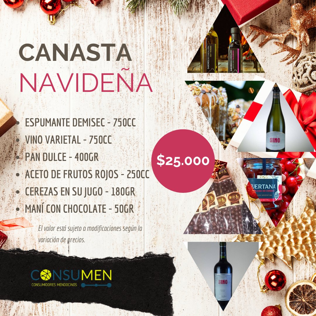 consumen_coop's tweet photo. 🅰🆃🅴🅽🅲🅸🅾🅽

Llegaron las Canastas Navideñas🎄Compartimos en comunidad esta iniciativa, que la hacemos con trabajo y producción mendocina, de Cooperativas y Agropymes. 
Apoyanos, compra local, construí con nosotr@s.
Abro hilo 👇🏽 https://t.co/4ggIs3oUW4