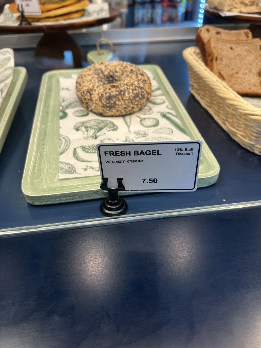 Wayne Varndell (@academicnation) on Twitter photo With hospital food highly variable in quality, diversity and nutritional value, many patients are ordering out for food…but local in-hospital cafe options are also eye watering. Introducing the bankruptcy bagel…<a href="/NSWHealth/">NSW Health</a> Nutrition is vital for recovery! With hospital food highly variable in quality, diversity and nutritional value, many patients are ordering out for food…but local in-hospital cafe options are also eye watering. Introducing the bankruptcy bagel…<a href="/NSWHealth/">NSW Health</a> Nutrition is vital for recovery!
