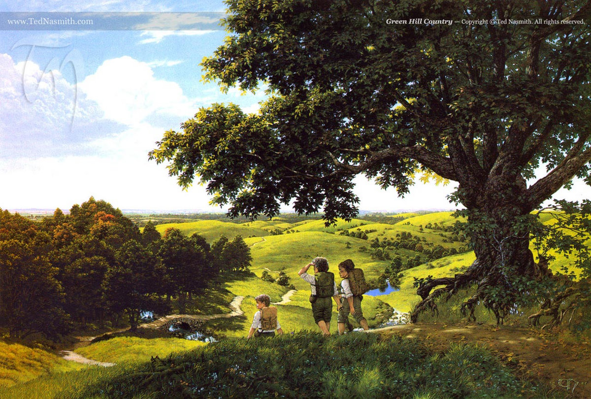 Leaving Shire

art by Ted Nasmith