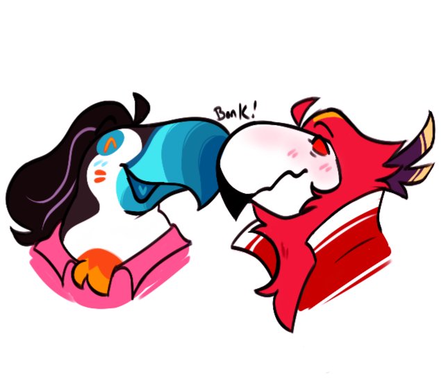 little beak bonk between julius n vassago ♡ <a href="/unchained_hound/">🔞LORITO ENLOKADO</a>