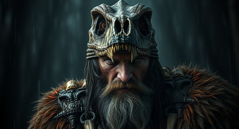 RambardeKnight's tweet photo. QT Prehistoric Warrior ⚔️🦖
Rocking a raptor skull for a helmet—taking 'fossil fashion' to a whole new level! 🦖💥 #AIart #DinoStyle #NeolithicVibes #DigitalArt #PrehistoricPower https://t.co/L2VO4tiigr
