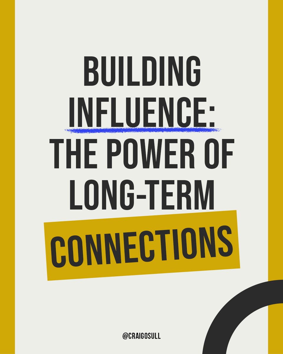 craigosull's tweet photo. 🌱 Influence comes from the long-term relationships you nurture over time. It’s about building trust that grows and deepens.
#InfluenceBuilding #LongTermConnections #PersonalGrowth #CraigOSullivan #ProfessionalDevelopment https://t.co/1pXRsv1Q83