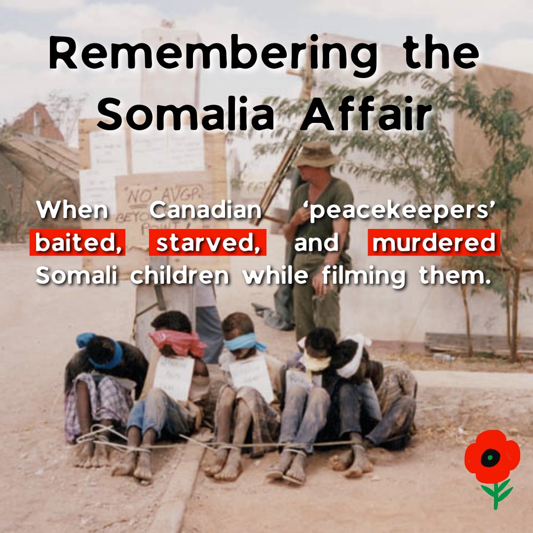 A thread on Canada’s unspoken genocide in Somalia 🧵
