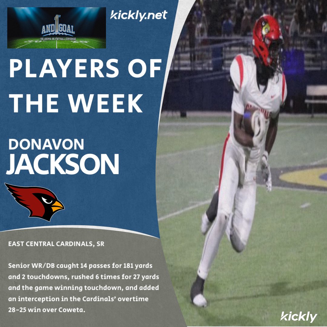 Week 10 Players of the Week!

#okpreps