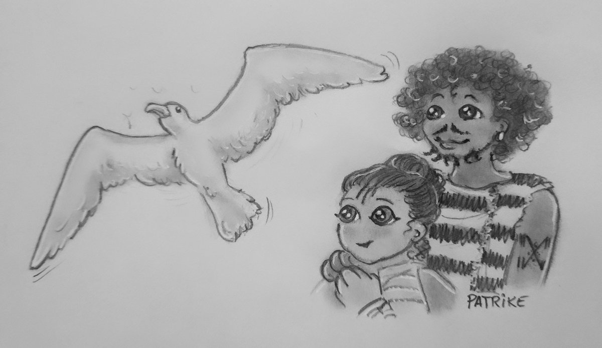 I'm very happy to have been part of <a href="/beyondofmdzine/">Beyond the Boundary</a> with ghost Izzy, seagull/sea witch Buttons and Auntie and Roach to complete this love story that has healed my heart a little after s2.
There're the drawings that illustrate it, if you want to read...🧵
#OFMDfanart #rizzy