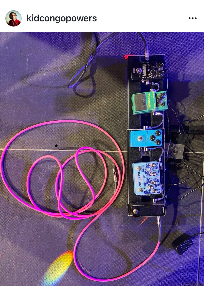 Cables for @kidcongopowers and Mark Cisnero of Kid Congo and The Pink Monkey Birds. DO NOT sleep on their latest record That Delicious Vise - it’s a “banger” as the kids today say!

📸#1 Mark Cisneros 
📸#3 @kidcongopowers 
#thecramps #thegunclub #nickcaveandthebadseeds