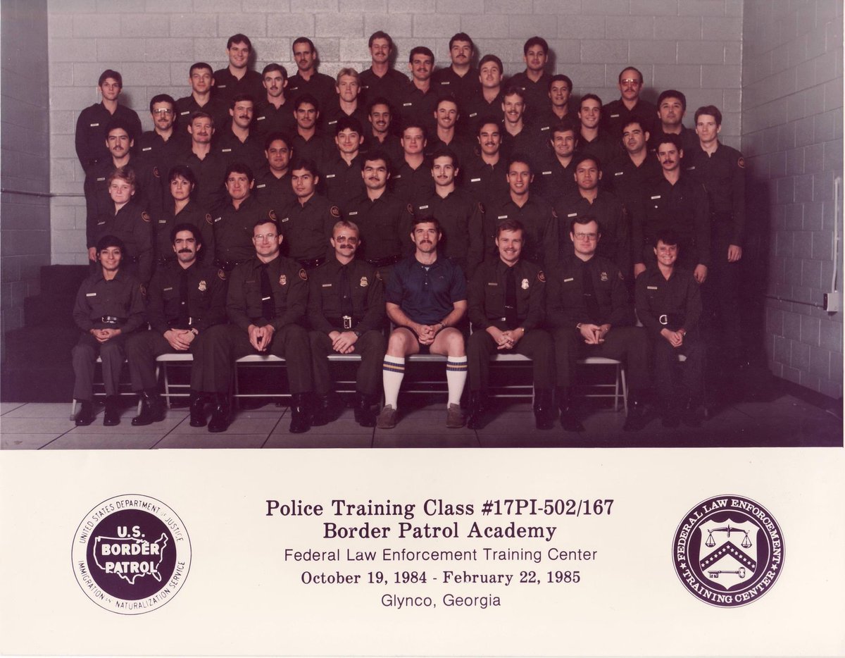 adon7X's tweet image. a young Tom Homan. He is what is known as a "one-patcher" in BP circles- the ultimate respect. meaning he was Border Patrol before 9/11 when they merged with newly formed DHS/CBP...part of old ways, legendary days...before  two separate patches on green uniforms (Border Patrol…