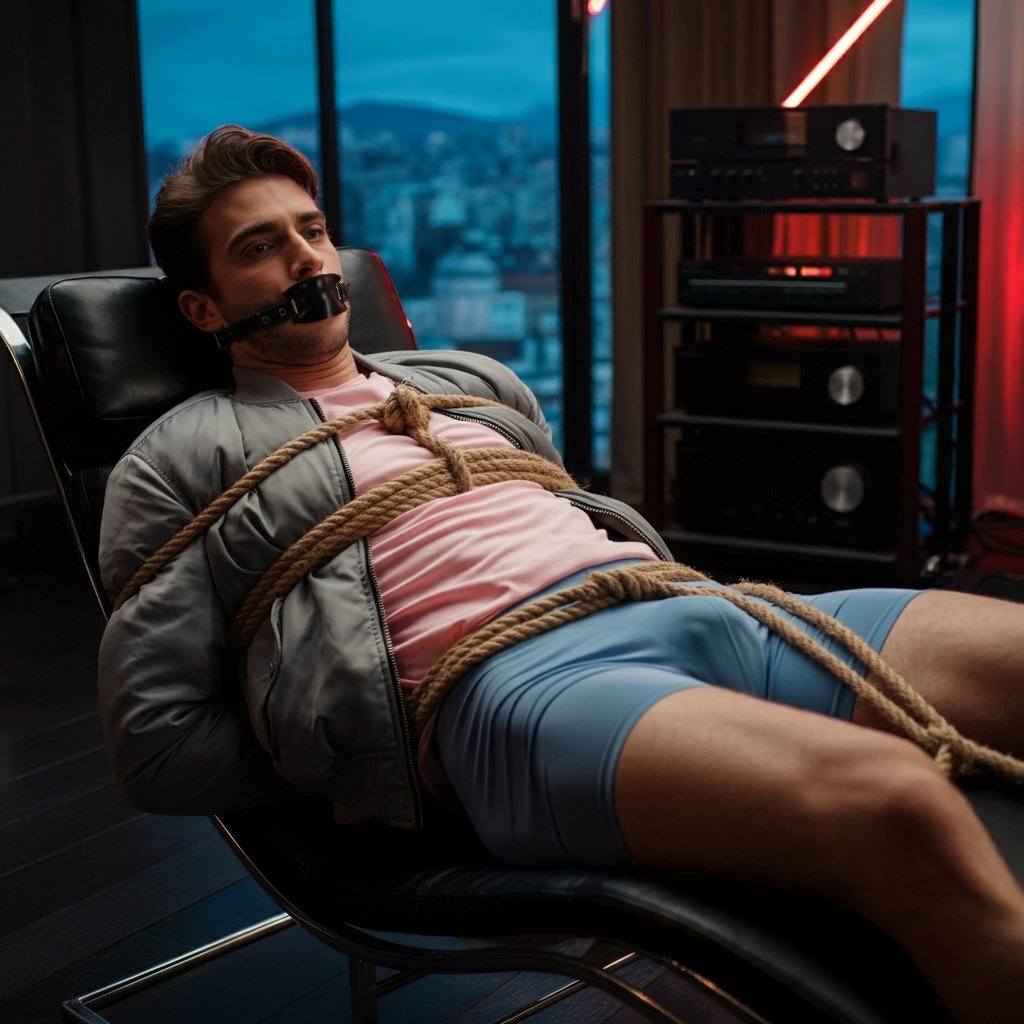 cybertied's tweet photo. i wanted to try creating the same scene through different decades. this was 80s but my 90s really wasn’t feeling very 90s-ey so i got frustrated. will try again later.
ai generated image #gay #bdsm #bondage #gag #gaybondage #gaybdsm #malebondage #gaggedguy #boundguy https://t.co/ojGcKVD20h