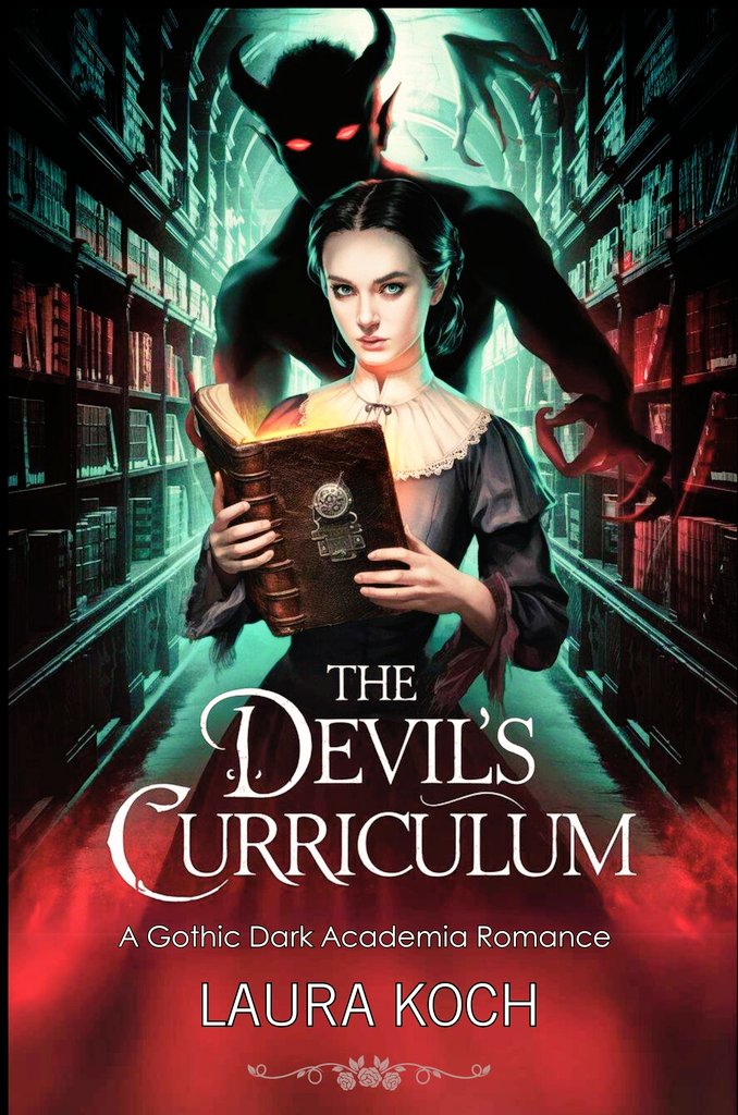 LauraKH97's tweet photo. “A seductive demon, a forbidden power. She thought school was tough, but nothing could prepare her for this.” Grab your copy of The Devil’s Curriculum!
 #GothicRomance 
#WritingCommmunity 
#mustreadromance 
#indieauthors 

https://t.co/jFwZqx8pys https://t.co/QKfYu3wsh3